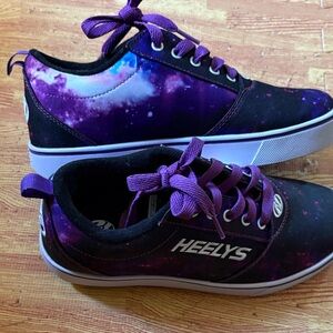 Heelys Purple Galaxy Kids Shoes